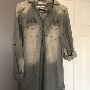 women's denim dress